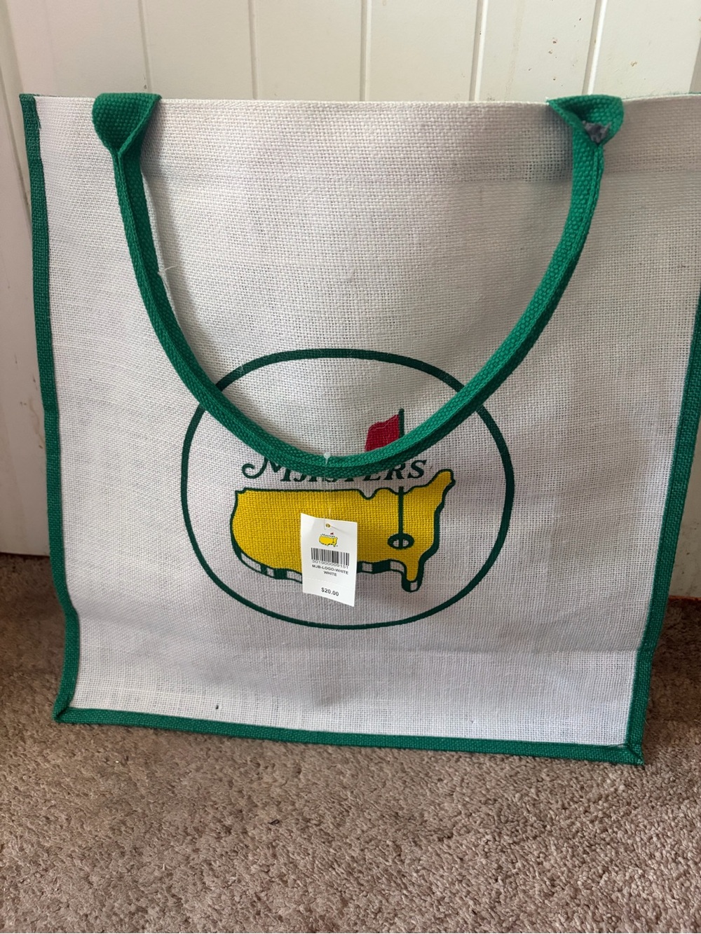 AUGUSTA NATIONALS 2026
JUTE BURLAP Masters TOTE
BAG GOLF - Picture 4 of 8